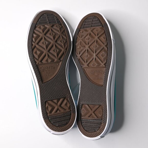CONVERSE Chuck Taylor Teal All Star Unisex Low Top Sneakers - Men 5.5  Women 7.5 - Picture 12 of 15